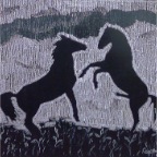 allegoria incisione al bulno   35x 27