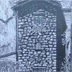 casa di ottone incisione al bulino 27x40