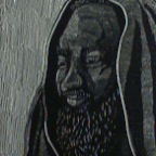 Padre Pio incisione su allumino 30x40