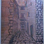 casa di tito calamecca incisione al bulino35x40